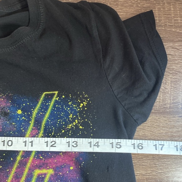 Sleeping With Sirens Juniors XS Light Up The Dark Galaxy Band Tee Post-Hardcore - Picture 6 of 8